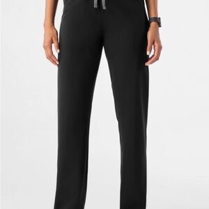 Figs Women's Black Straight Leg Scrub Pants